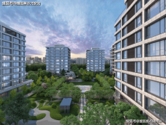 楼采用彩釉玻璃立面